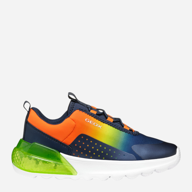 Buty sportowe młodzieżowe chłopięce świecące Geox J Activart Illuminus J45LYA02A9J-C0749 38 Granatowe (8058192249594) - obraz 1