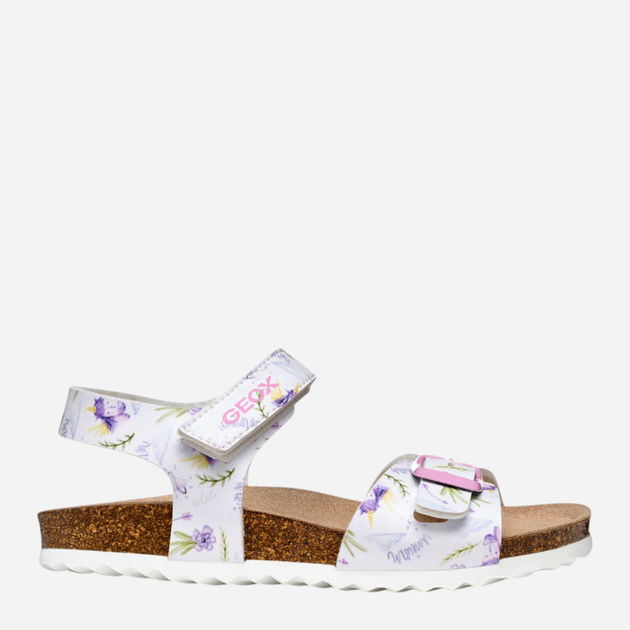 Дитячі сандалії для дівчинки Geox J Adriel Girl J028MC00004-C0761 25 Білі (8058192213878) - зображення 1