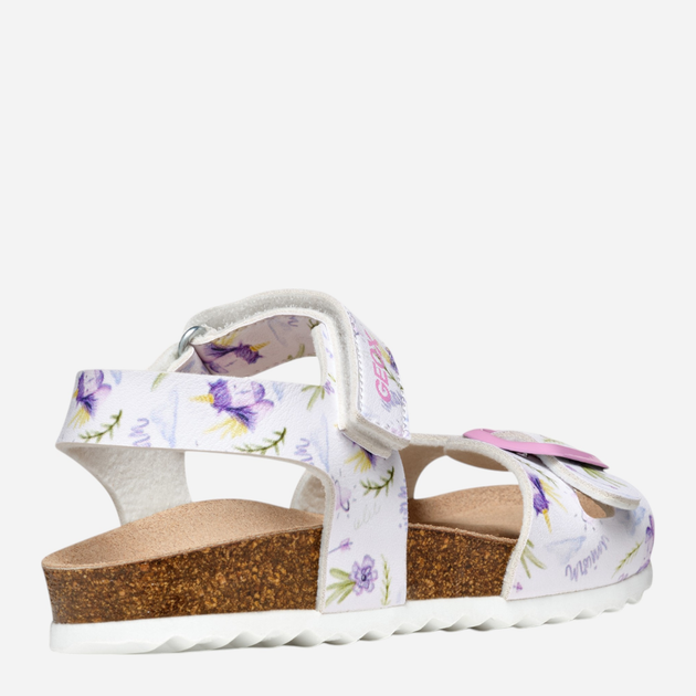Дитячі сандалії для дівчинки Geox J Adriel Girl J028MC00004-C0761 24 Білі (8058192213861) - зображення 7