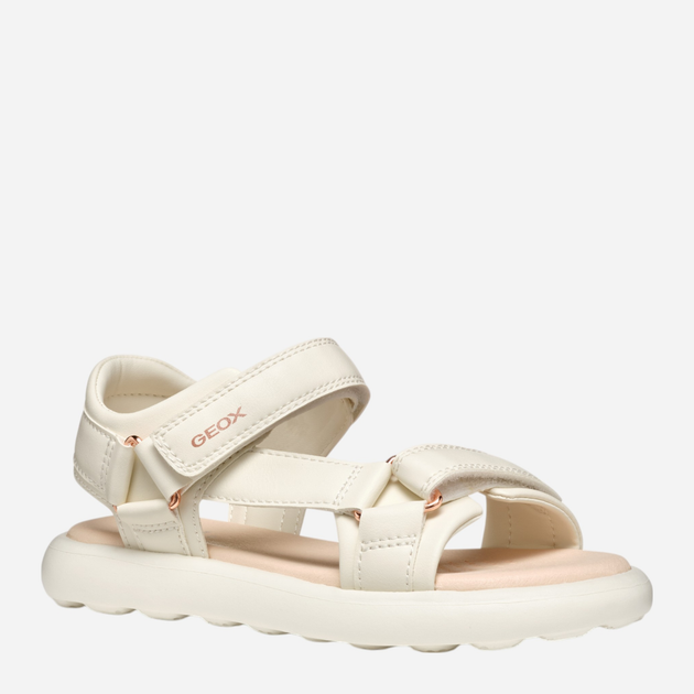Sandały młodzieżowe dla dziewczynki Geox J Sandal Puffypop Gi J55MSC000BC-C1058 36 Białe (8058192244520) - obraz 2