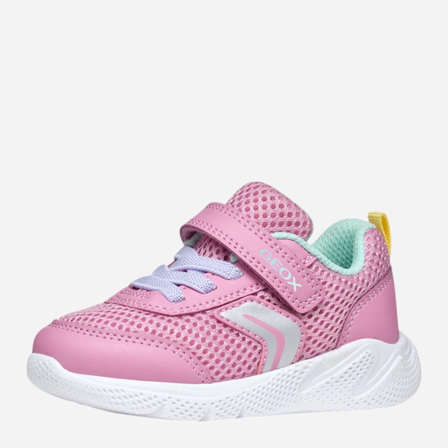 Дитячі кросівки для дівчинки Geox B Sprintye Girl B454TD01454-CE83B 26 Рожеві (8058192160516) - зображення 3