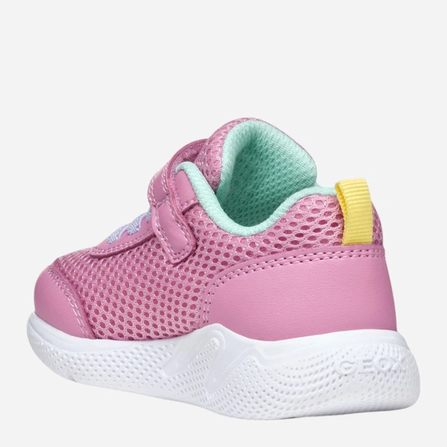 Дитячі кросівки для дівчинки Geox B Sprintye Girl B454TD01454-CE83B 26 Рожеві (8058192160516) - зображення 6