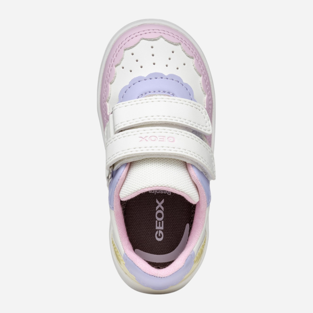 Sneakersy dziecięce dla dziewczynki na rzepy Geox B Eclyper Girl B555MA000BC-C1372 27 Wielobarwne (8058192192340) - obraz 8