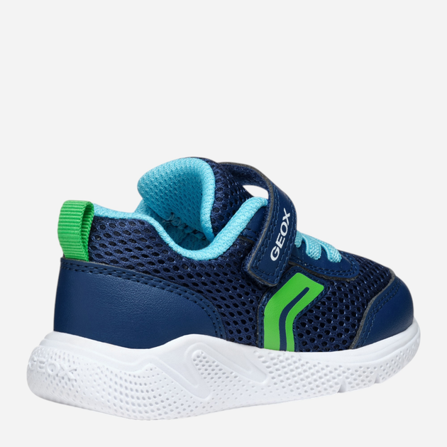Дитячі кросівки з підсвіткою для хлопчика Geox B Sprintye Boy B454UC01454-CF43U 25 Темно-сині (8058192160783) - зображення 7