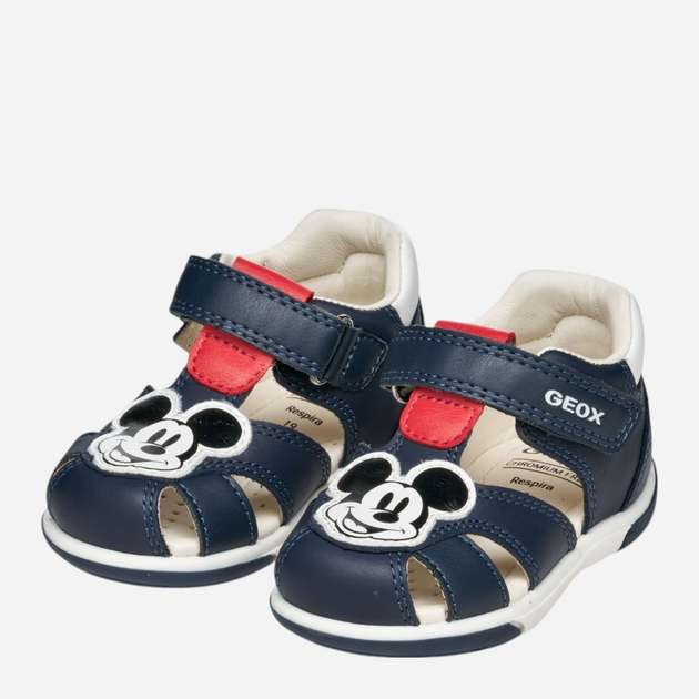 Sandały chłopięce skórzane Geox B Sandal Zapito Boy B556ED08554-C0735 23 Granatowe (8058192265136) - obraz 5