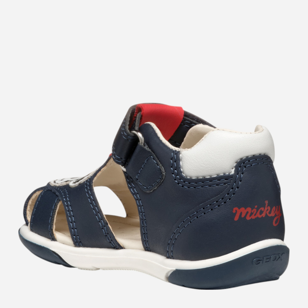Sandały chłopięce skórzane Geox B Sandal Zapito Boy B556ED08554-C0735 23 Granatowe (8058192265136) - obraz 6