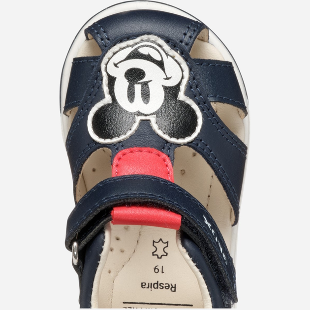 Sandały chłopięce skórzane Geox B Sandal Zapito Boy B556ED08554-C0735 21 Granatowe (8058192265112) - obraz 10