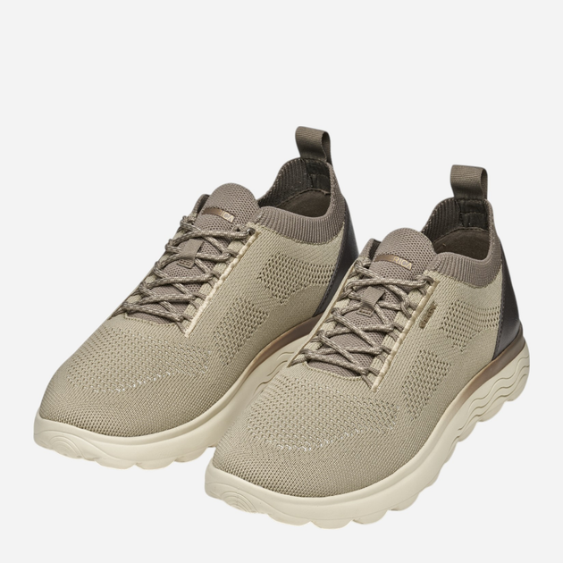 Buty sportowe męskie Geox U Spherica U55BYE0009T-C5124 46 Ciemnobeżowe (8058192165122) - obraz 6