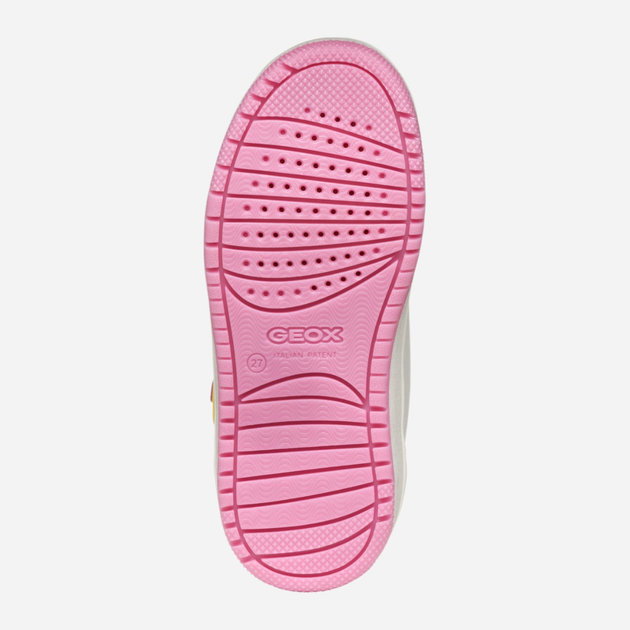 Дитячі кеди для дівчинки Geox J Washiba Girl J55HXA0BCEW-C8F2V 28 Рожеві (8058192231933) - зображення 9