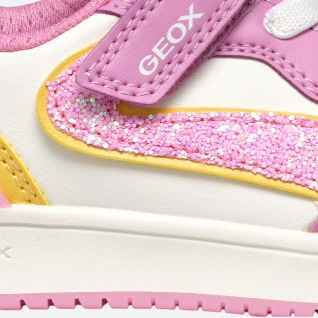 Sneakersy dziecięce dla dziewczynki na rzepy Geox J Washiba Girl J55HXA0BCEW-C8F2V 27 Różowe (8058192144752) - obraz 10