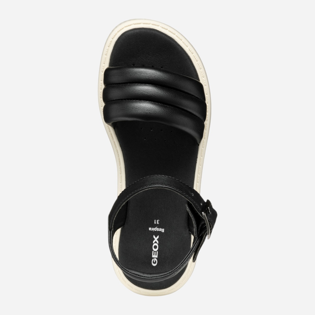 Підліткові сандалії для дівчинки Geox J Sandal Kodette Gir J55DBA000BC-C9999 36 Чорні (8058192266164) - зображення 8