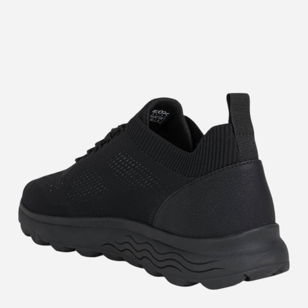 Buty sportowe męskie Geox U Spherica U15BYA0006K-C9997 42 Czarne (8050036301314) - obraz 4