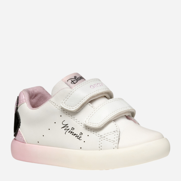 Trampki dziecięce dla dziewczynki na rzepy Geox B Gisli Girl B551MD08502-C0406 24 Białe (8058192274114) - obraz 2