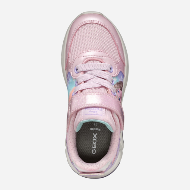 Buty sportowe dzięcięce dla dziewczynki na rzepy Geox J Fadinlight Girl J55M4E0ANKC-C8842 28 Różowe (8058192233265) - obraz 8