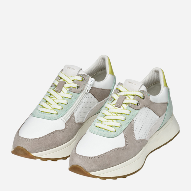 Sneakersy damskie Geox D Amabel D46MDA08522-C0284 41 Białe (8058192249990) - obraz 6