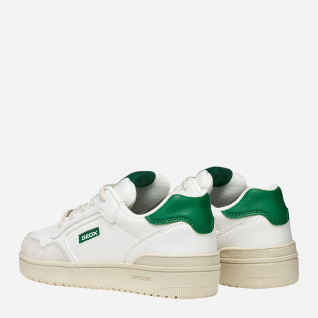 Дитячі кеди для хлопчика Geox J Washiba Boy J55LQD05422-C0547 34 Білі (8058192232374) - зображення 4