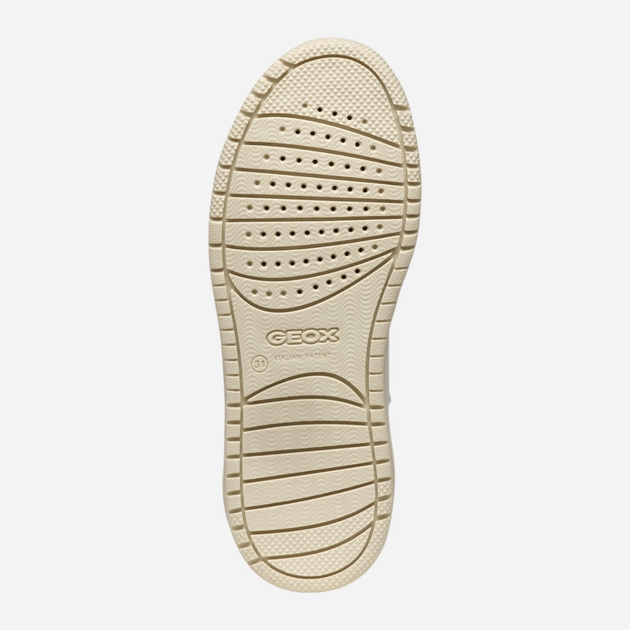 Підліткові кеди для хлопчика Geox J Washiba Boy J55LQD05422-C0547 38 Білі (8058192232411) - зображення 9