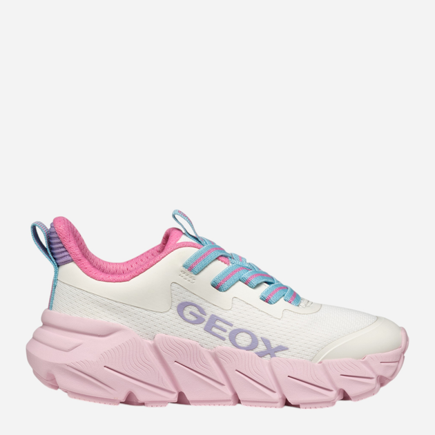 Дитячі кросівки для дівчинки Geox J Flexyper Fast Girl J55N5A0T99J-C0406 31 Білі (8058192145032) - зображення 1