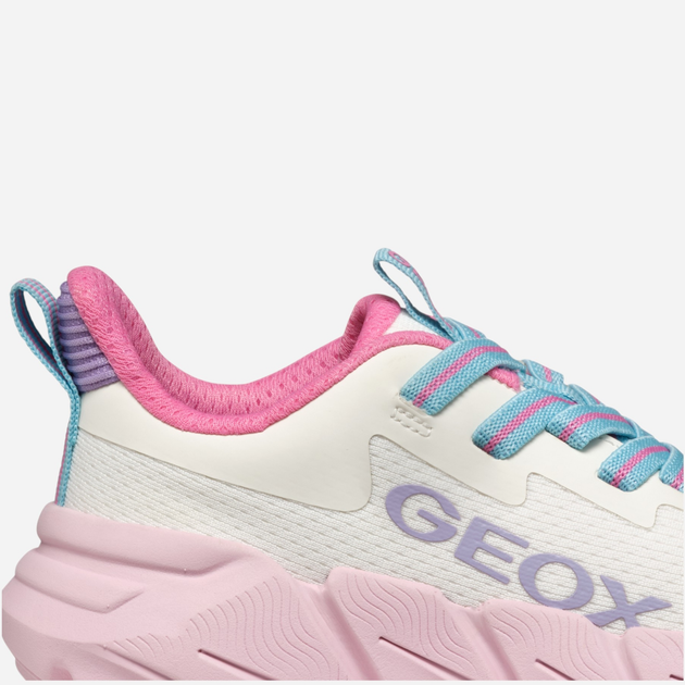 Дитячі кросівки для дівчинки Geox J Flexyper Fast Girl J55N5A0T99J-C0406 30 Білі (8058192304576) - зображення 10