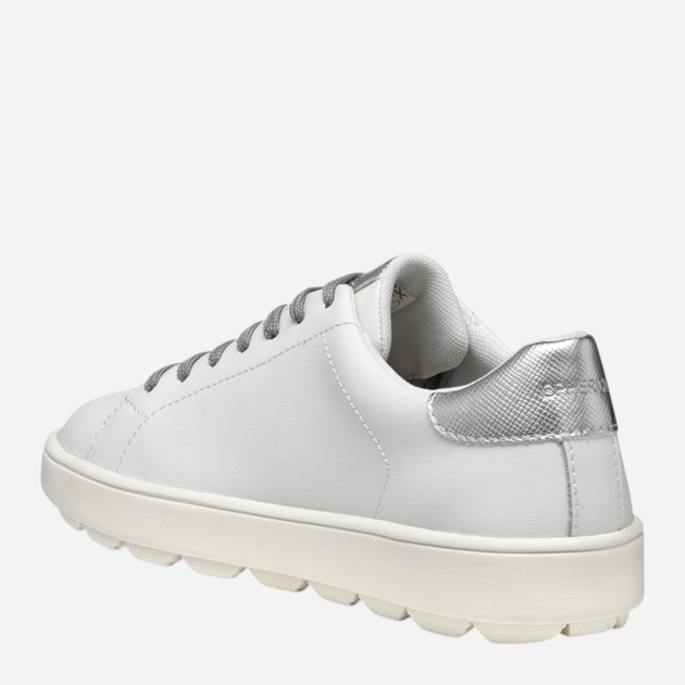 Sneakersy damskie Geox D Spherica Ecub-1 D45WEA09BNF-C0007 39 Białe (8058192279096) - obraz 3