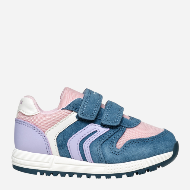 Buty sportowe dzięcięce dla dziewczynki skórzane Geox B Alben Girl B453ZA02214-C4BE8 23 Niebieskie (8058192202797) - obraz 1