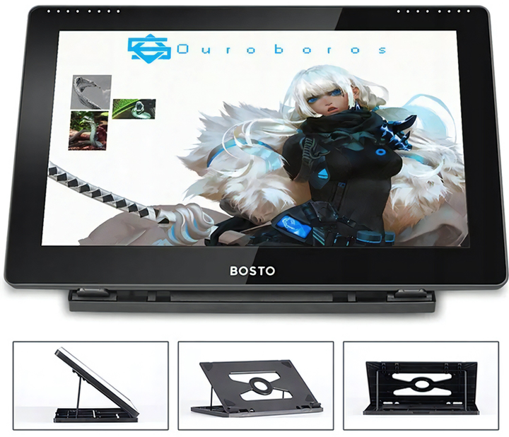 Tablet graficzny Bosto BT-16HDT Black (6972288300162) - obraz 3