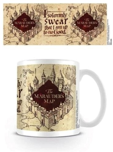 Zestaw prezentowy Pyramid Harry Potter Marauders Map kubek 300 ml + podkładka + brelok (5050293851457) - obraz 5