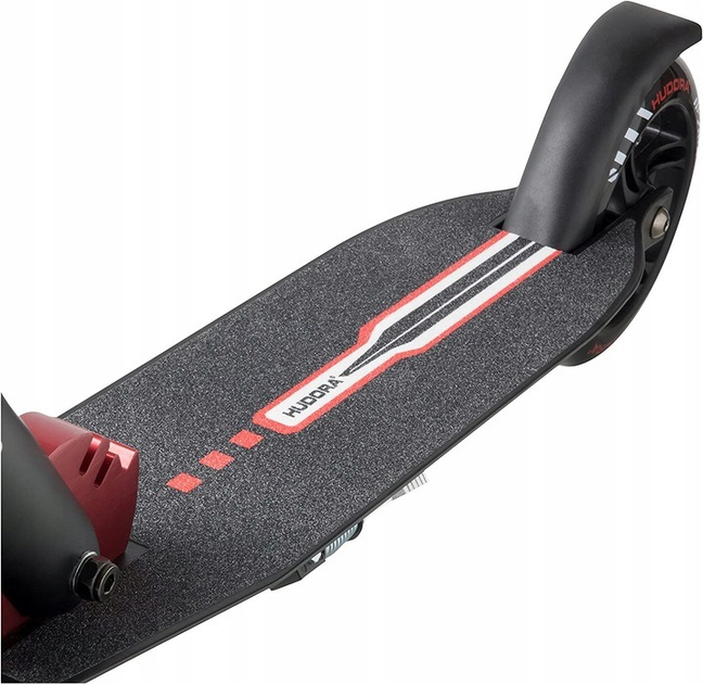 Hulajnoga dziecięca Hudora Bold Wheel L Czarno-czerwona (4005998144121) - obraz 3
