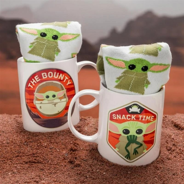 Подарунковий набір Paladone Star Wars The Child baby Yoda: Чашка 300 мл + шкарпетки (5055964757304) - зображення 4