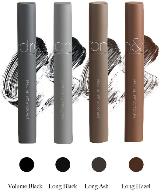 Tusz do rzęs Rom&nd Han All Fix L02 Long Ash wydłużający Grafitowy 7 g (8809625244088) - obraz 4
