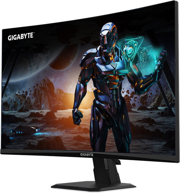 Монитор 27" Gigabyte GS27FC -- FHD Super Speed VA / 1500R / 180Hz / 1ms / 8-Bit / sRGB 108% / FreeSync Premium Pro / Game Assist / Black eQualizer - изображение 2