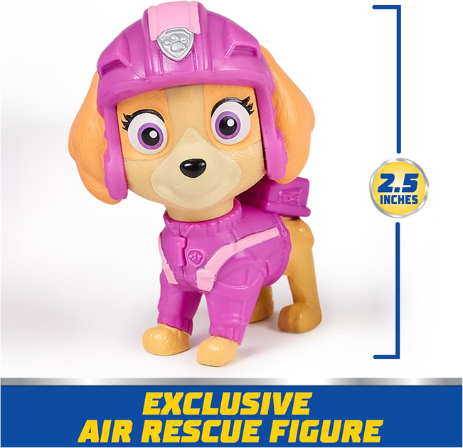 Pojazd Spin Master Psi Patrol Air Rescue Skye Hero Claw Jet 6071215 (0681147037564) - obraz 4