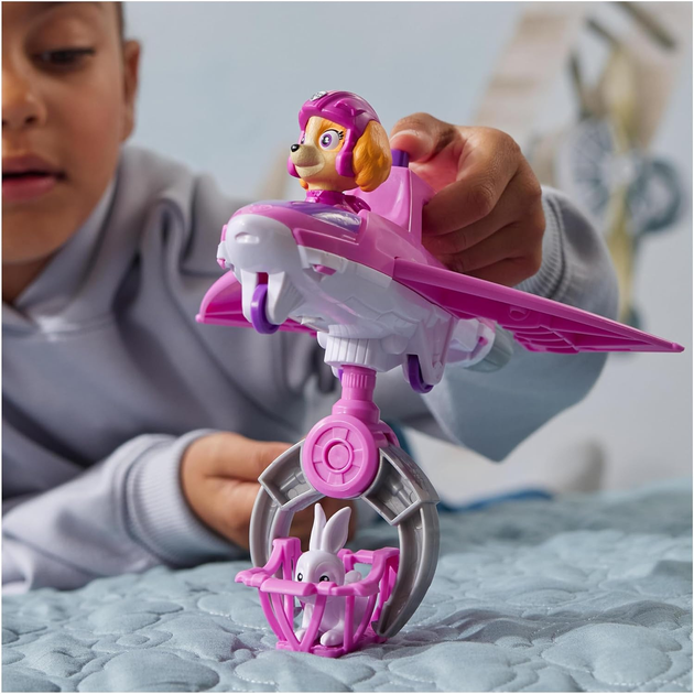 Pojazd Spin Master Psi Patrol Air Rescue Skye Hero Claw Jet 6071215 (0681147037564) - obraz 11
