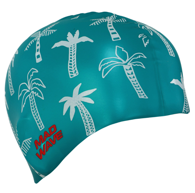 Шапочка для плавання YAR-SPORT PALM TREE M055330 (силікон, зелений) - Фото 4 Шапочка для плавання YAR-SPORT PALM TREE M055330 (силікон, зелений) - изображение 4
