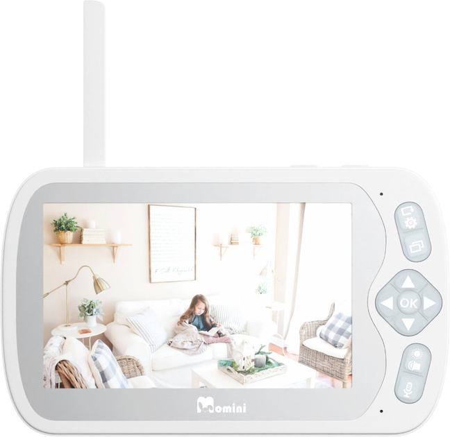 Niania elektroniczna Momini BlissEye Biała (5906601060281) - obraz 3