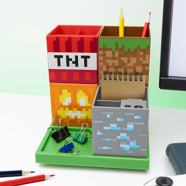Organizer na artykuły papiernicze Paladone Minecraft Desktop Organiser (5056577711202) - obraz 9