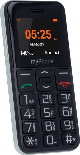 Telefon komórkowy MyPhone Halo Easy PL, EN Black (TEL000347) - obraz 2