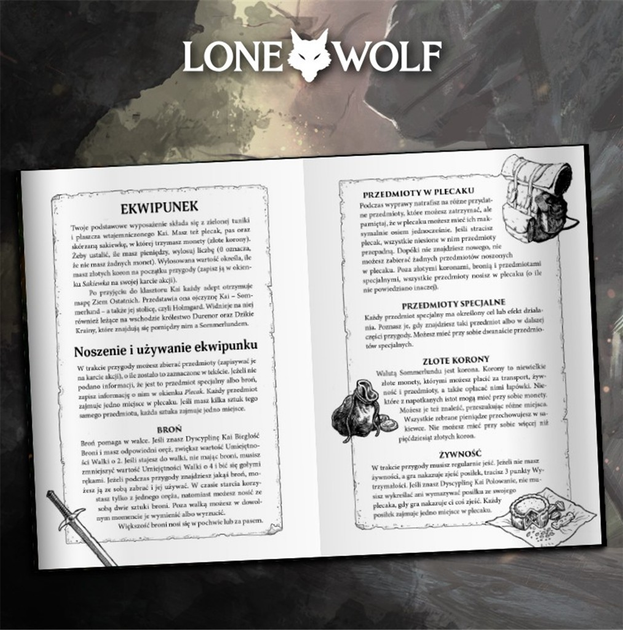 Dodatek do gry Black Monk Lone Wolf 1: Ucieczka z mroku - Księga I serii Kai LW01 (edycja polska) (9788367619431) - obraz 3