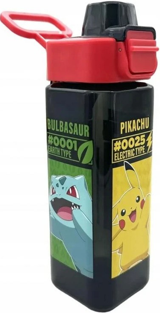 Пляшка Kids Euroswan Pokemon square 500 мл (8435507883993) - зображення 5