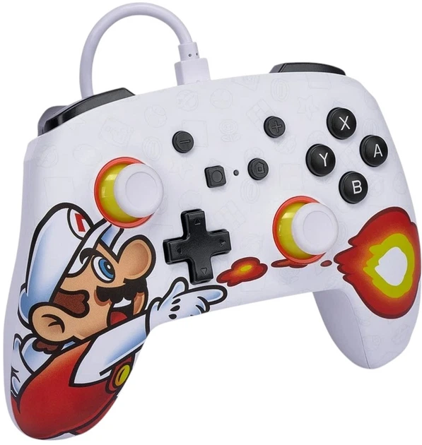 Контролер PowerA Enhanced Nintendo Switch Fireball Mario (0617885028656) - зображення 7