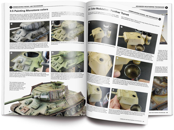 Dodatek do gry Vallejo Book Airbrushing and Weathering Techniques 75002 (edycja polska) (9788460860051) - obraz 4