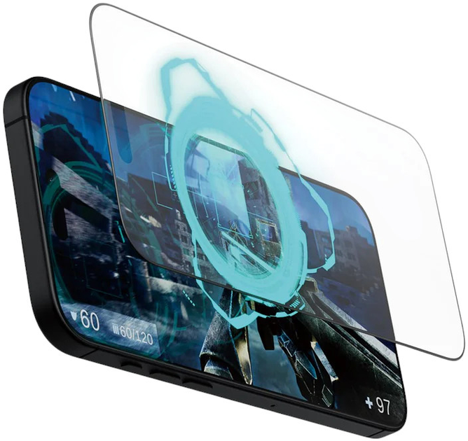 Захисне скло PanzerGlass Gaming Screen Protector Ultra-Wide Fit для Apple iPhone 16 Pro Max Black (5715685002366) - зображення 3