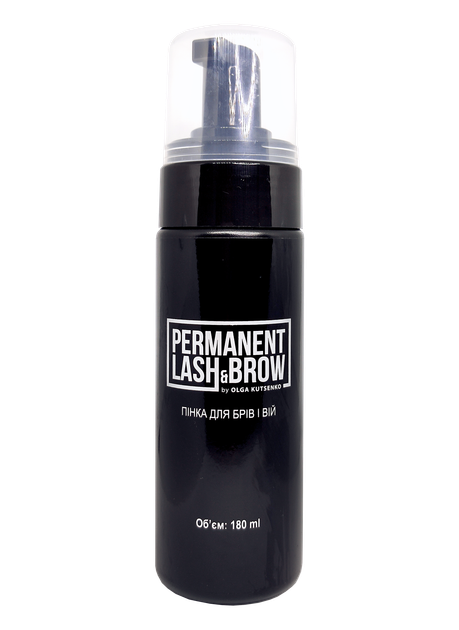 Очищуюча пінка для брів та вій Permanent Lash&Brow 180 мл - Фото 1 Очищуюча пінка для брів та вій Permanent Lash&Brow 180 мл - зображення 1