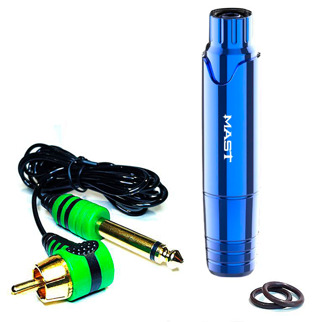 Модульна машинка для татуажу Mast P10 WQ367 Dark Blue - зображення 2