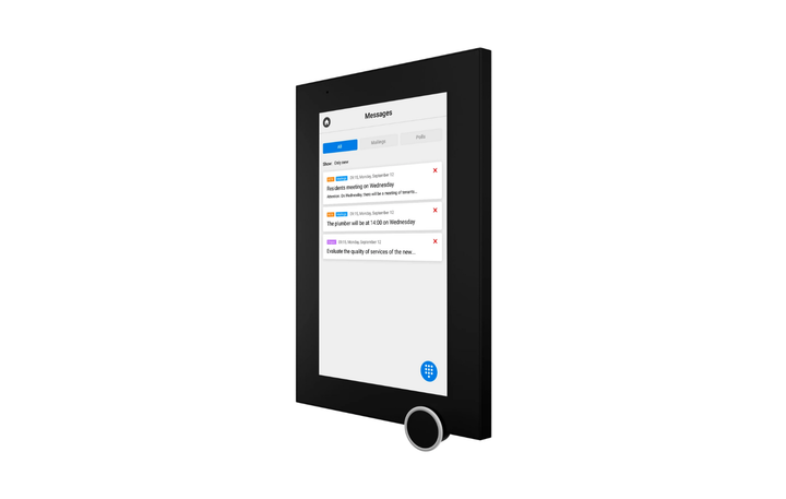 IP-відеодомофон BAS-IP AZ-07L 7'' IPS SIP PoE Android, Black - Фото 4 IP-відеодомофон BAS-IP AZ-07L 7'' IPS SIP PoE Android, Black - зображення 4