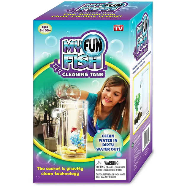 Акваріум самоочисний 2л, з LED підсвічуванням, My Fun Fish (L) - изображение 10