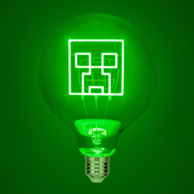 Lampka neonow Paladone Minecraft Creeper 17.7 cm (5056577746334) - obraz 4