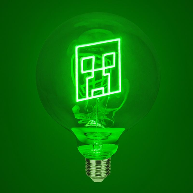 Lampka neonow Paladone Minecraft Creeper 17.7 cm (5056577746334) - obraz 5