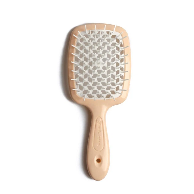 Щітка для волосся JANEKE SUPERBRUSH персикова з білим - Фото 1 Щітка для волосся JANEKE SUPERBRUSH персикова з білим - зображення 1