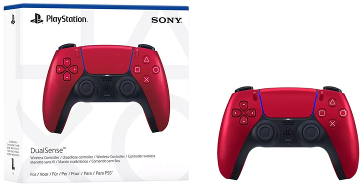 Kontroler bezprzewodowy Sony PlayStation DualSense Volcanic Red (0711719576822) - obraz 4